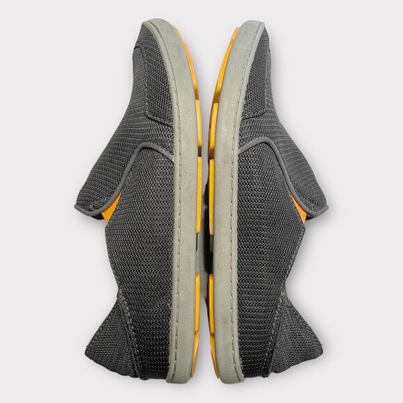 OLUKAI mens nohea mesh slip-on shoes gray & orange size 8 Dark Shadow - Picture 5 of 7